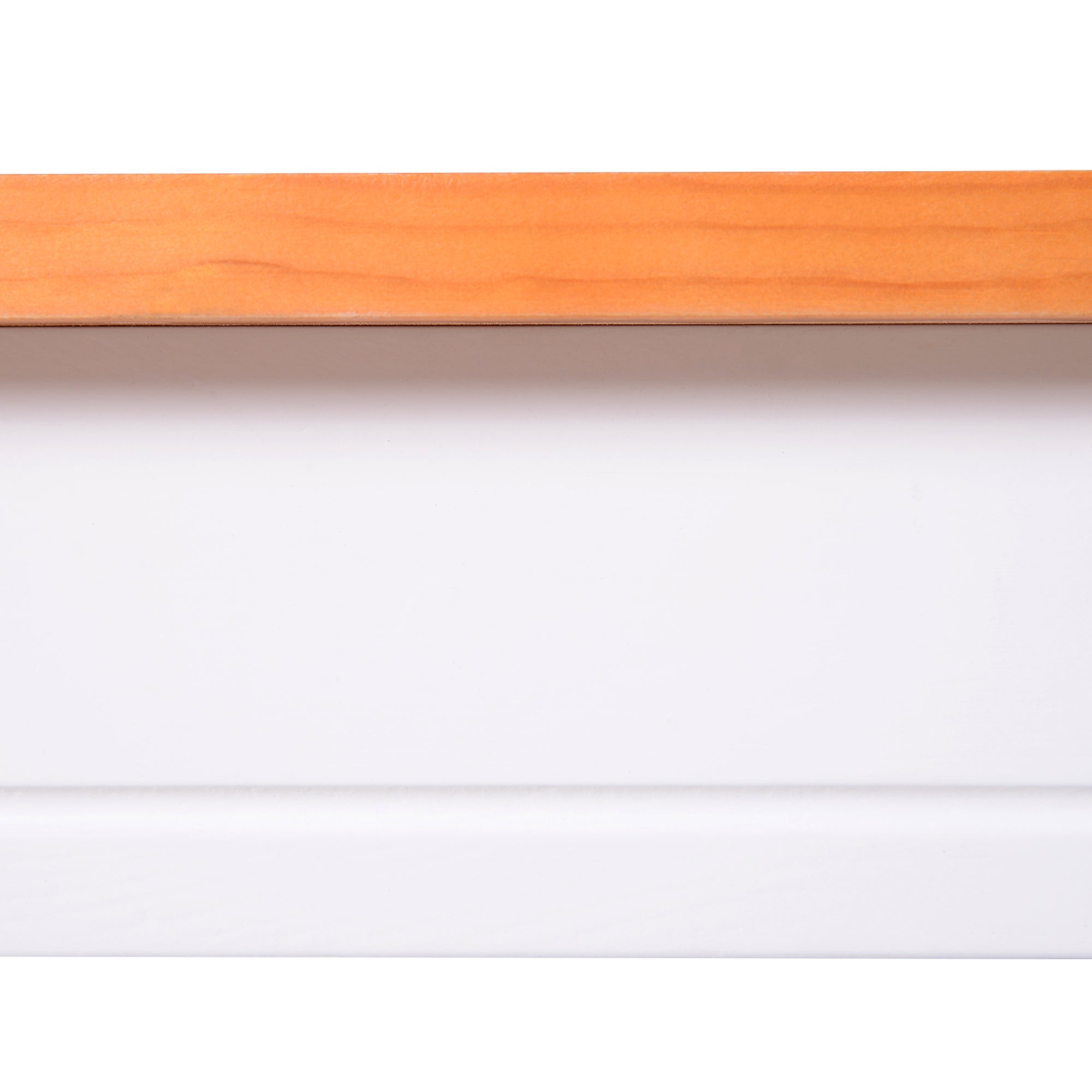 HOMCOM Dining Table Set for 4, 5 Piece Pine Wood Kitchen Table with High Back Chairs, Rectangular Table and 4 Armless Chair, White and Natural Wood