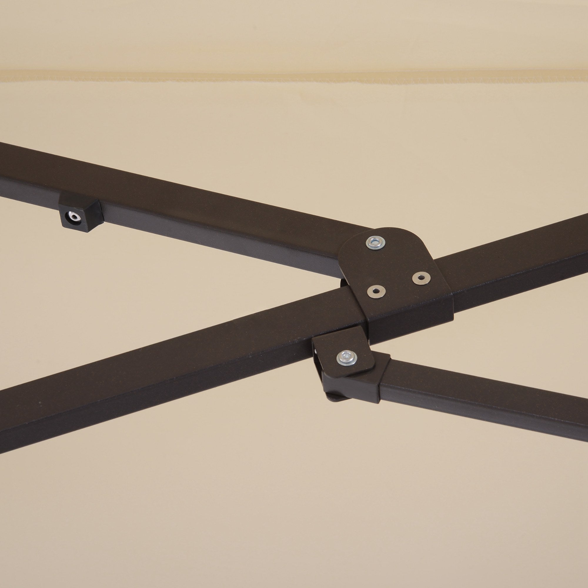 Outsunny 15ft Double-sided Patio Umbrella with Twin Canopy, Extra Large Outdoor Parasol with Crank for Pool, Deck, Market, Beige