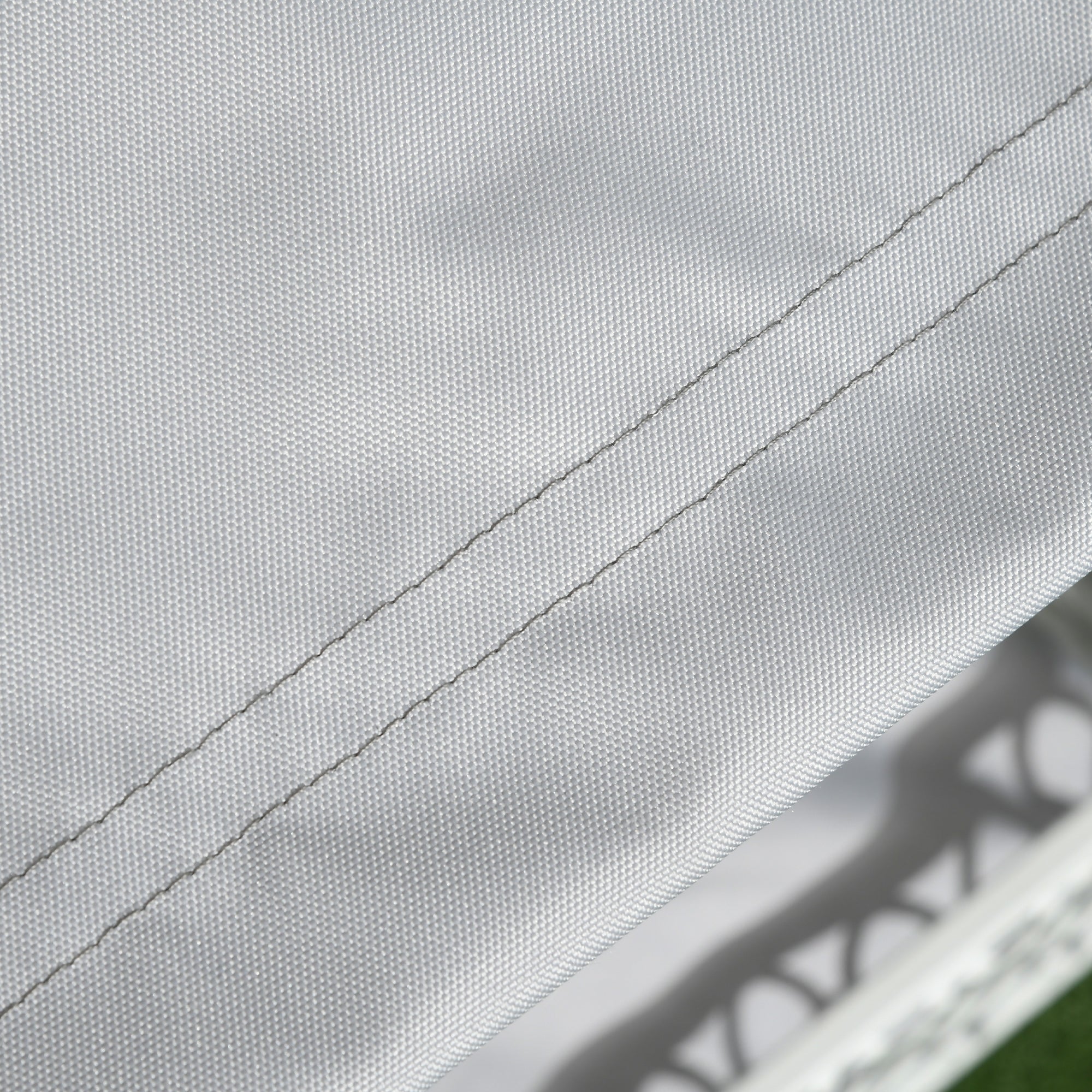 PawHut Raised Dog Bed with Water-Resistant Sun Canopy, Elevated Dog Bed  with Soft Cushion, for Indoor, Outdoor, Small and Medium Dogs - Grey