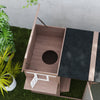 PawHut Wooden Cat Catio, 76"L Walk in Outdoor Cat House with Asphalt Roof, Platforms, Lockable Doors, 3-tier Resting Condo, Observation Window, for 2-3 Cats, Brown