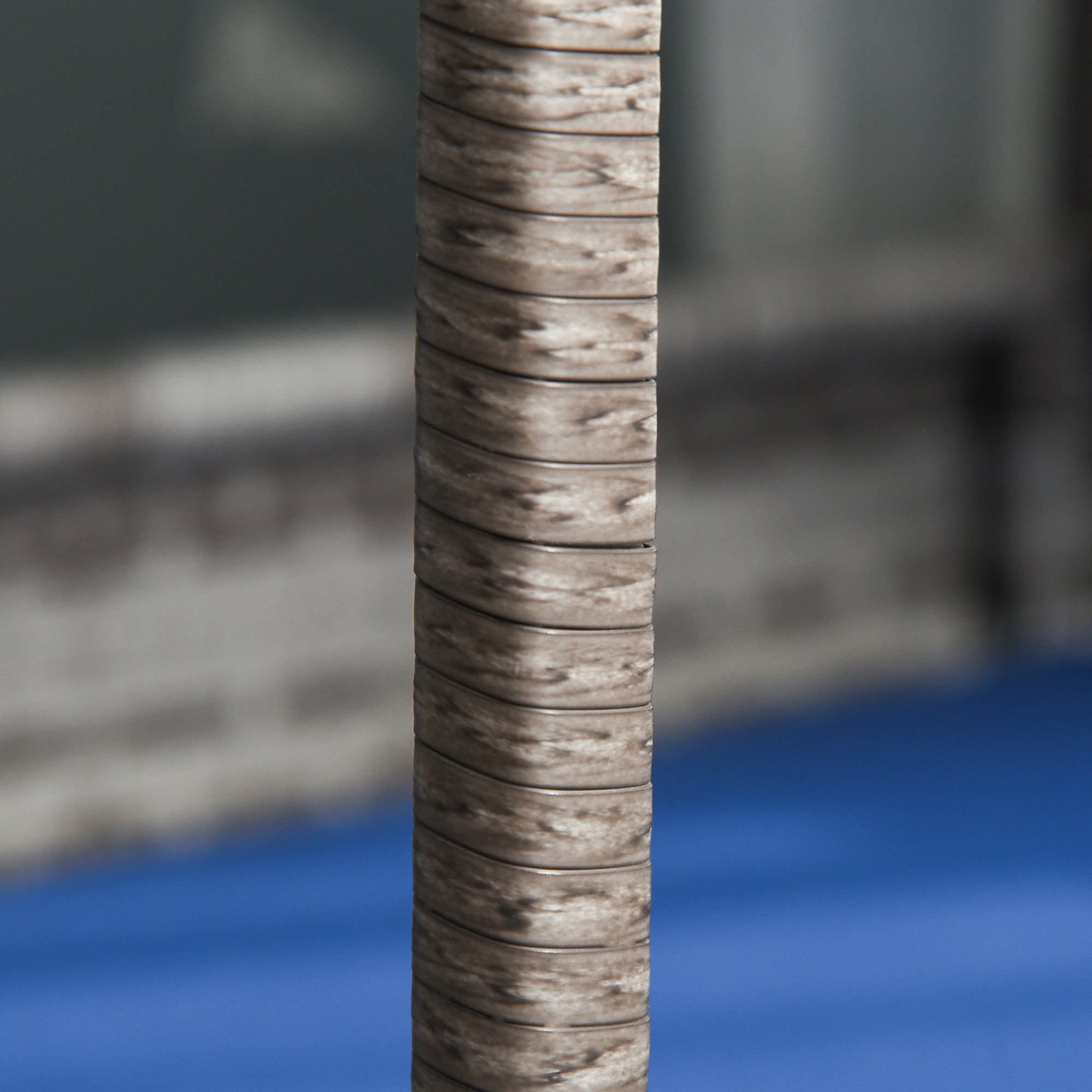 PawHut Elevated Rattan Dog House Outdoor with Canopy, Wicker Dog Bed with Water-Resistant Cushion, for Small and Medium Dogs Dark Blue