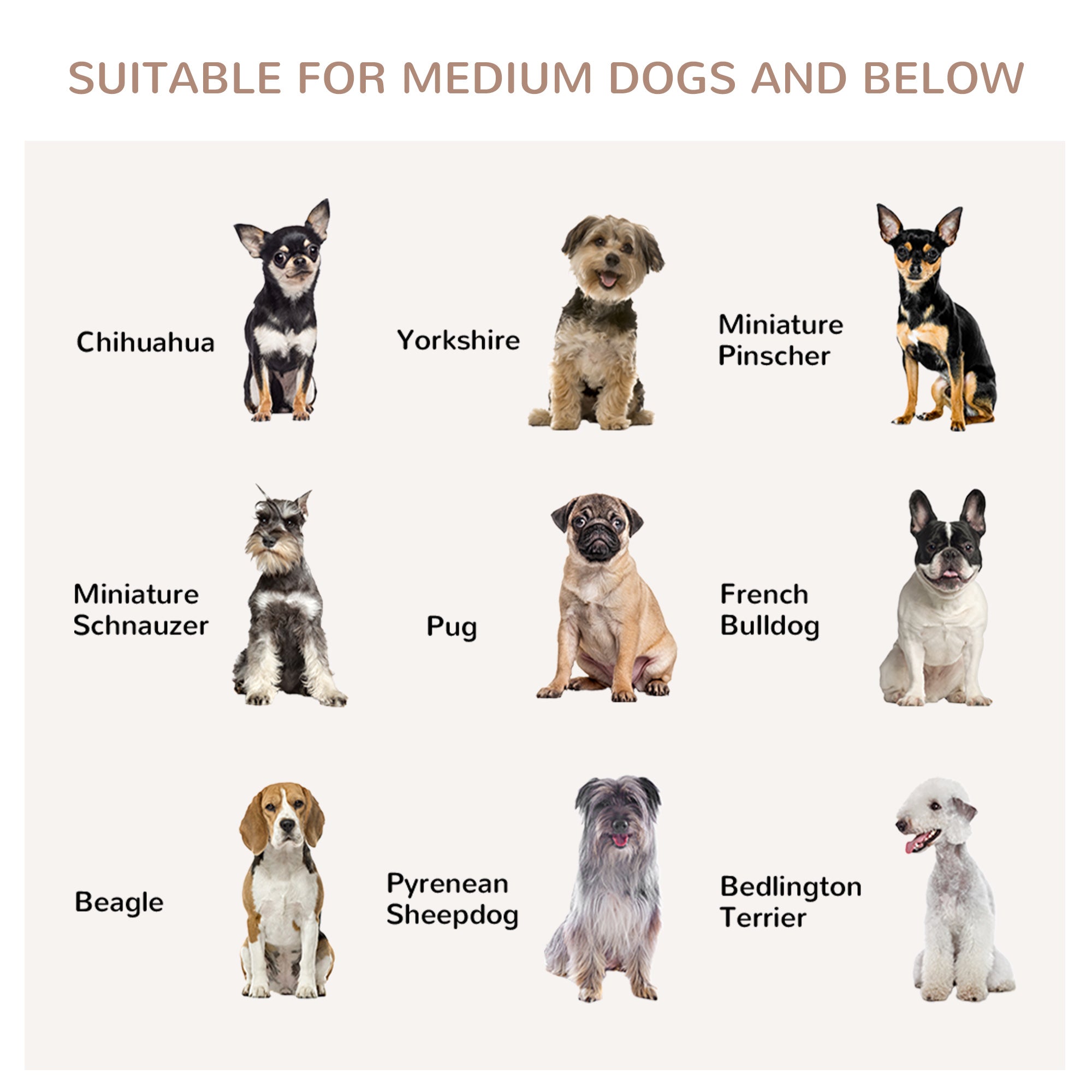 PawHut Dog Crate Furniture with Water-Resistant Cushion, Dog Crate End Table with Removable Tray, Indoor Pet Crate for Small and Medium Dogs Indoor Use