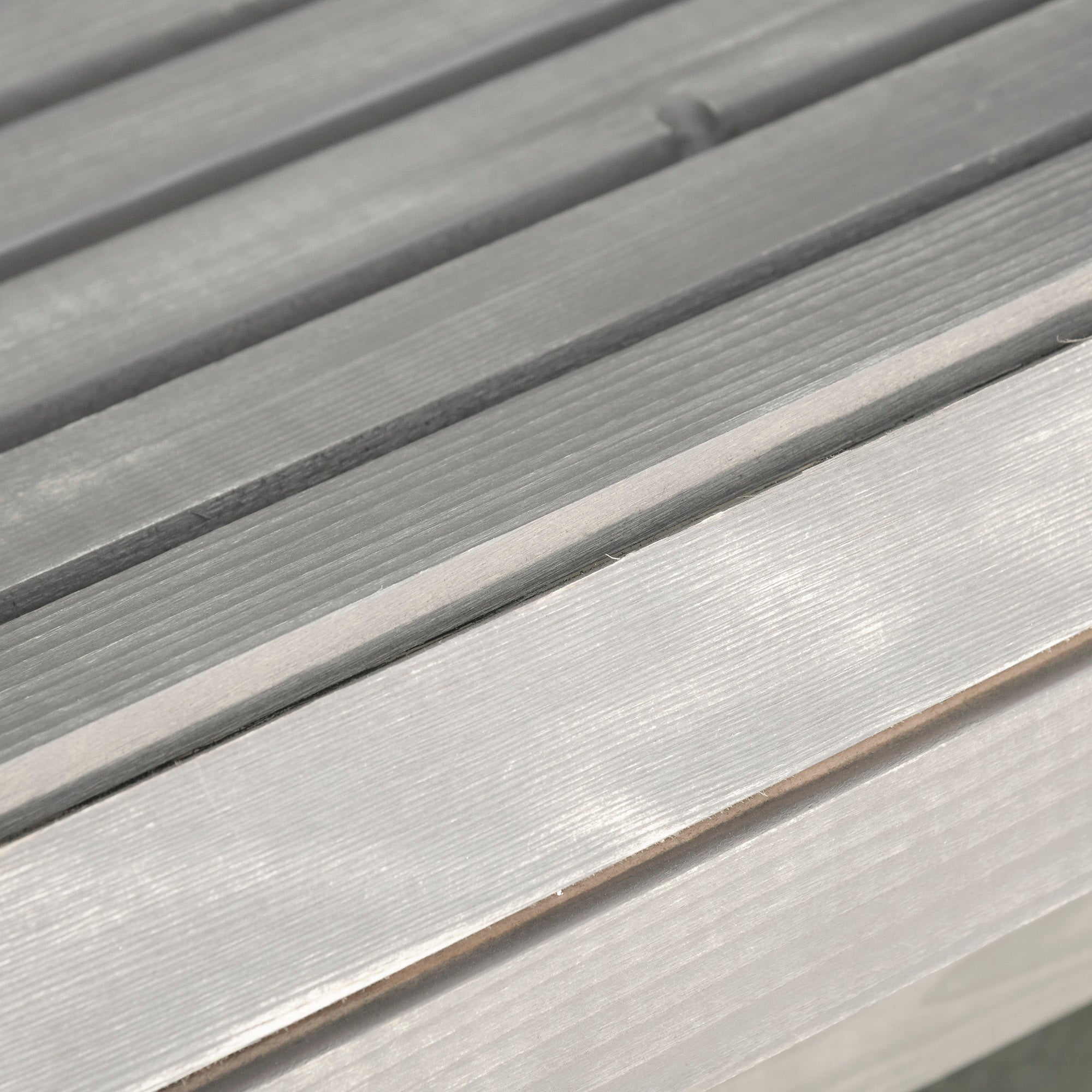 Outsunny Wood Adirondack Chair, Outdoor Patio Muskoka Chair with Slatted Design for Deck, Garden, Backyard, Fire Pit, Light Grey