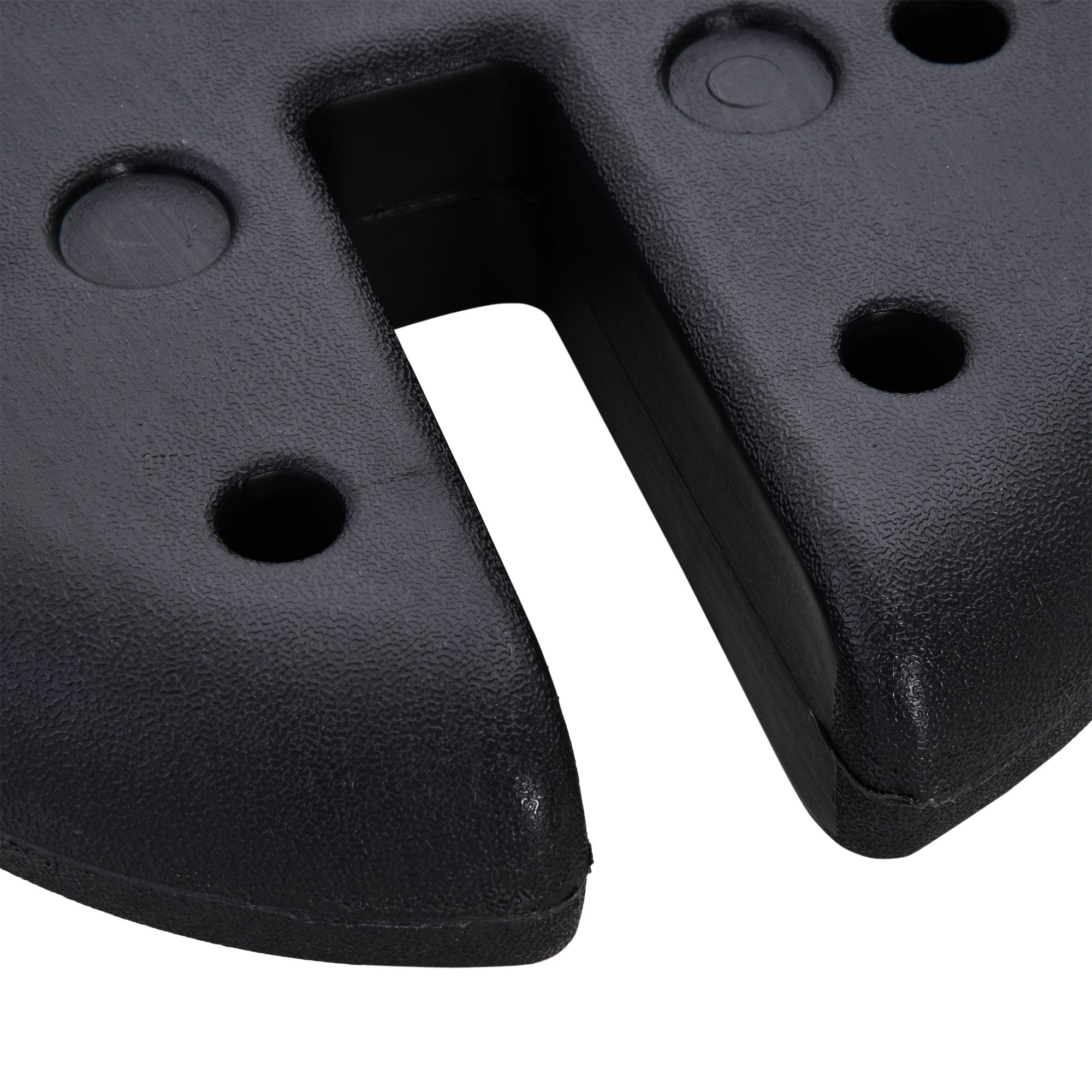 Outsunny Set of 4 Party Tent Canopy Weight Plate Kit Gazebo Pop Up Tent Anchor Base Weights Canopy Shelter Leg Weights