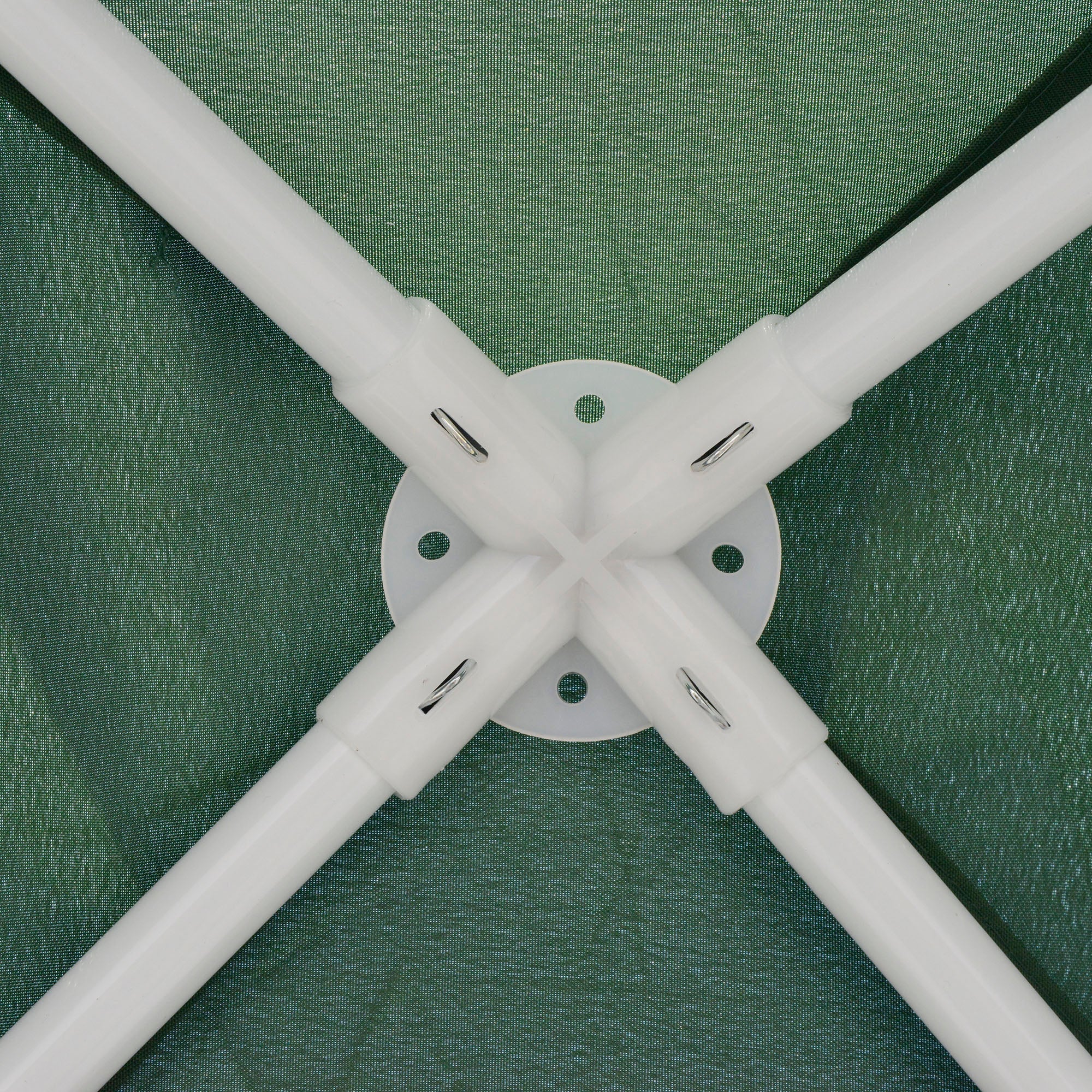 Outsunny 10x10ft Party Tent Canopy with Netting, Patio Screen House Slant Leg Outdoor Gazebo Sun Shade Shelter, Green