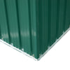 Outsunny 8.5' x 6' Garden Storage Shed with Skylight, Metal Outdoor Shed Tool House with Double Doors for Patio Yard, Dark Green