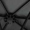 Outsunny 6.6 x 6ft Patio Umbrella with Double-Sided Canopy, Outdoor Market Half Parasol Sun Shade with Crank Handle and Cross Base for Garden, Balcony, Black