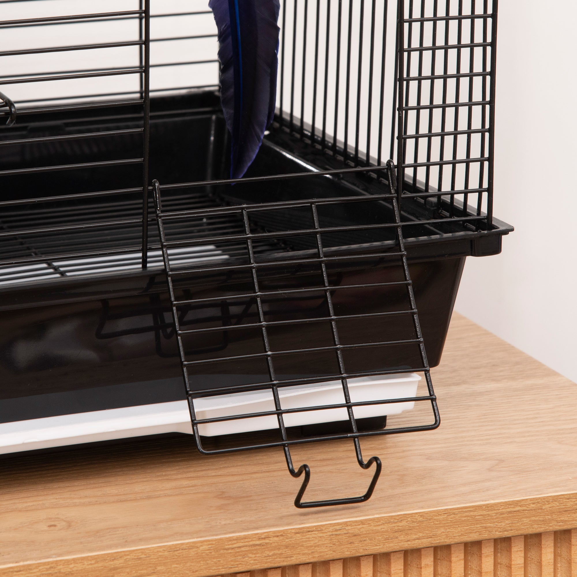 PawHut Bird Cage Budgie Cage Metal Aviary for Finch, Canary with Tray Handle, 39 x 33 x 47cm