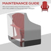Outsunny Classic Adirondack Chair Muskoka Chair, Garden Deck Chair with Cup Holder for Patio, Indoor, Backyard, Red