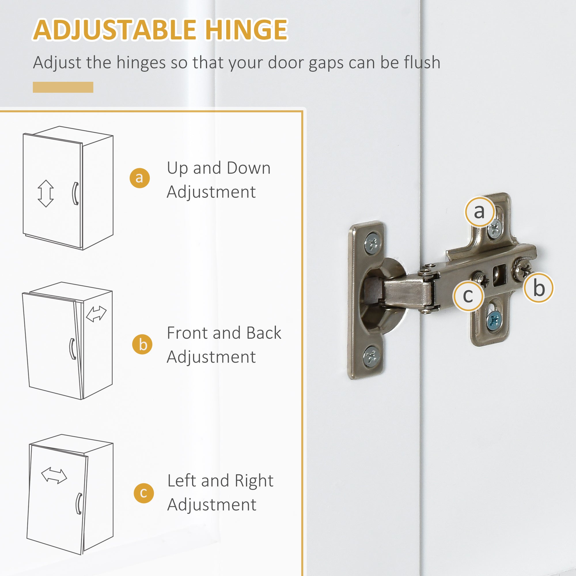 HOMCOM 72" Tall Kitchen Pantry Cabinet, Freestanding Kitchen Storage Cabinet with 4 Doors, Drawer and 3 Adjustable Shelves, White