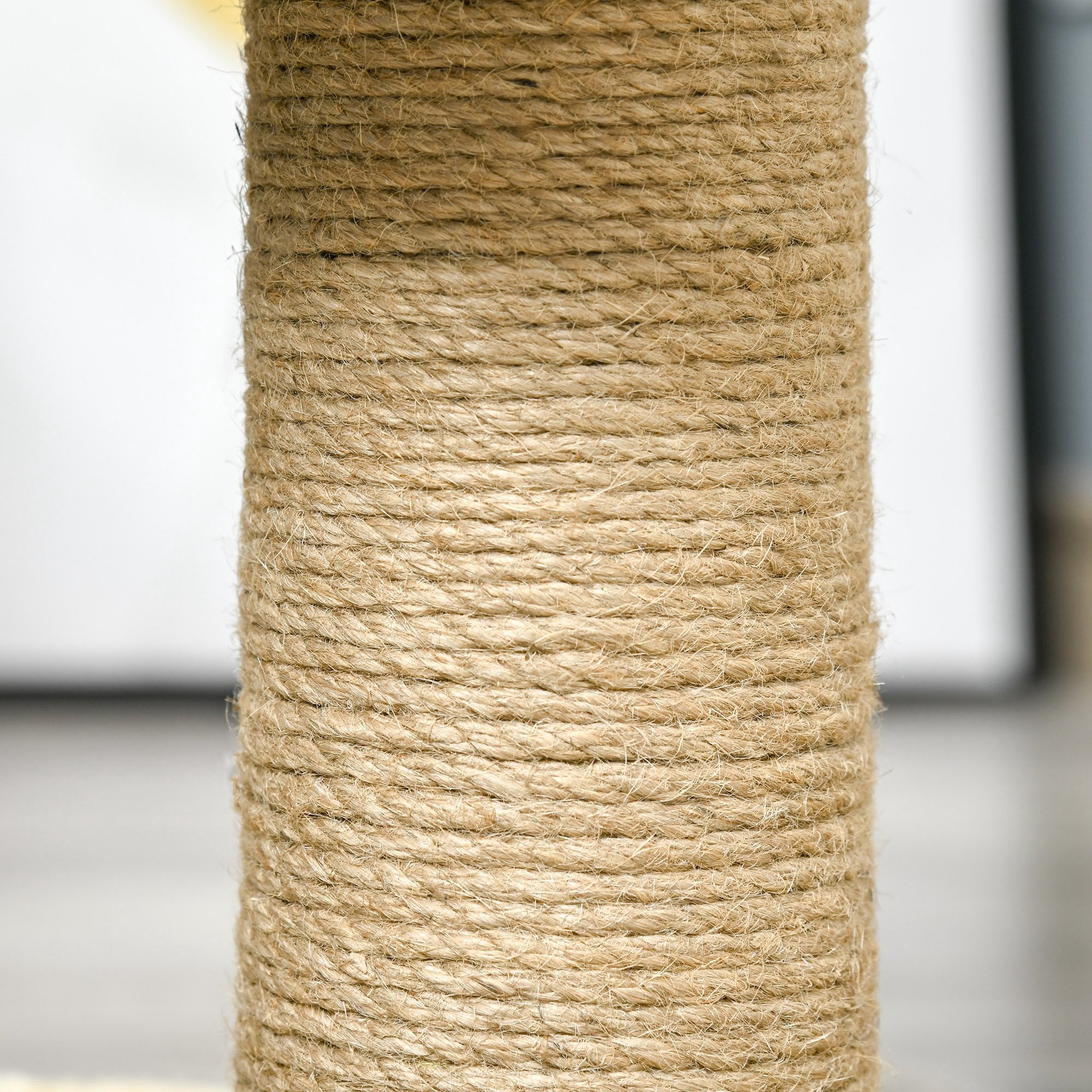 PawHut 56cm Small Cat Tree for Indoor Cats with Scratching Post, Kitten Tower with Tunnel, Toy Ball, Cushion - Beige