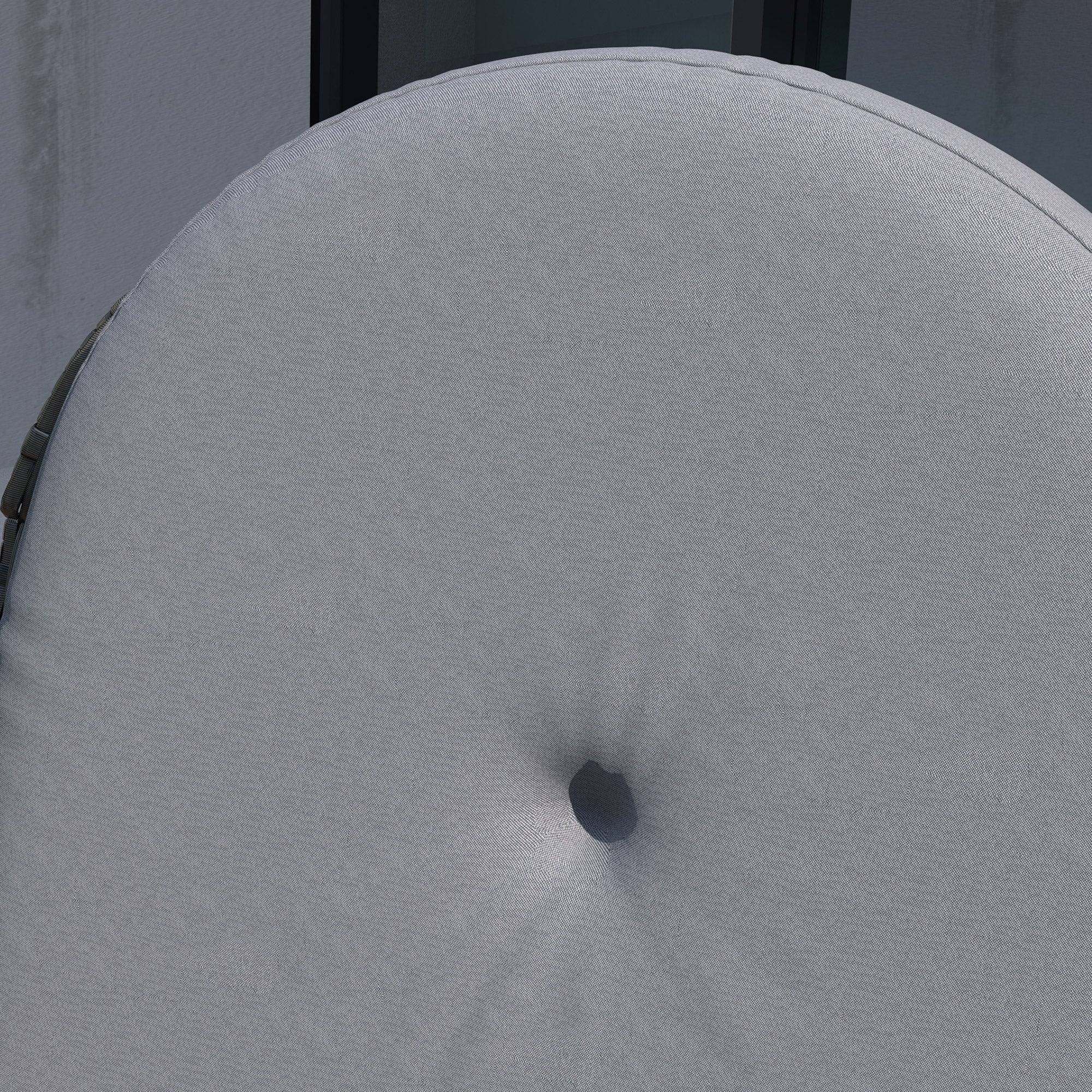 Outsunny Wicker Outdoor Rocking Chair Set of 2, Rattan Patio Rocking Chairs with Cushions and Curved Armrests, Indoor Outdoor Rocker for Porch, Backyard, Poolside, Grey