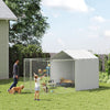 PawHut Outdoor Dog Kennel with Waterproof & UV-Resistant Cover, Dog Run with Secure Lock for Small Medium Large Dogs, 13.1' x 7.5' x 7.5'
