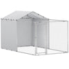 PawHut Outdoor Dog Kennel with Waterproof & UV-Resistant Cover, Dog Run with Secure Lock for Small Medium Large Dogs, 13.1' x 7.5' x 7.5'