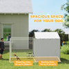 PawHut Outdoor Dog Kennel with Waterproof & UV-Resistant Cover, Dog Run with Secure Lock for Small Medium Large Dogs, 13.1' x 7.5' x 7.5'