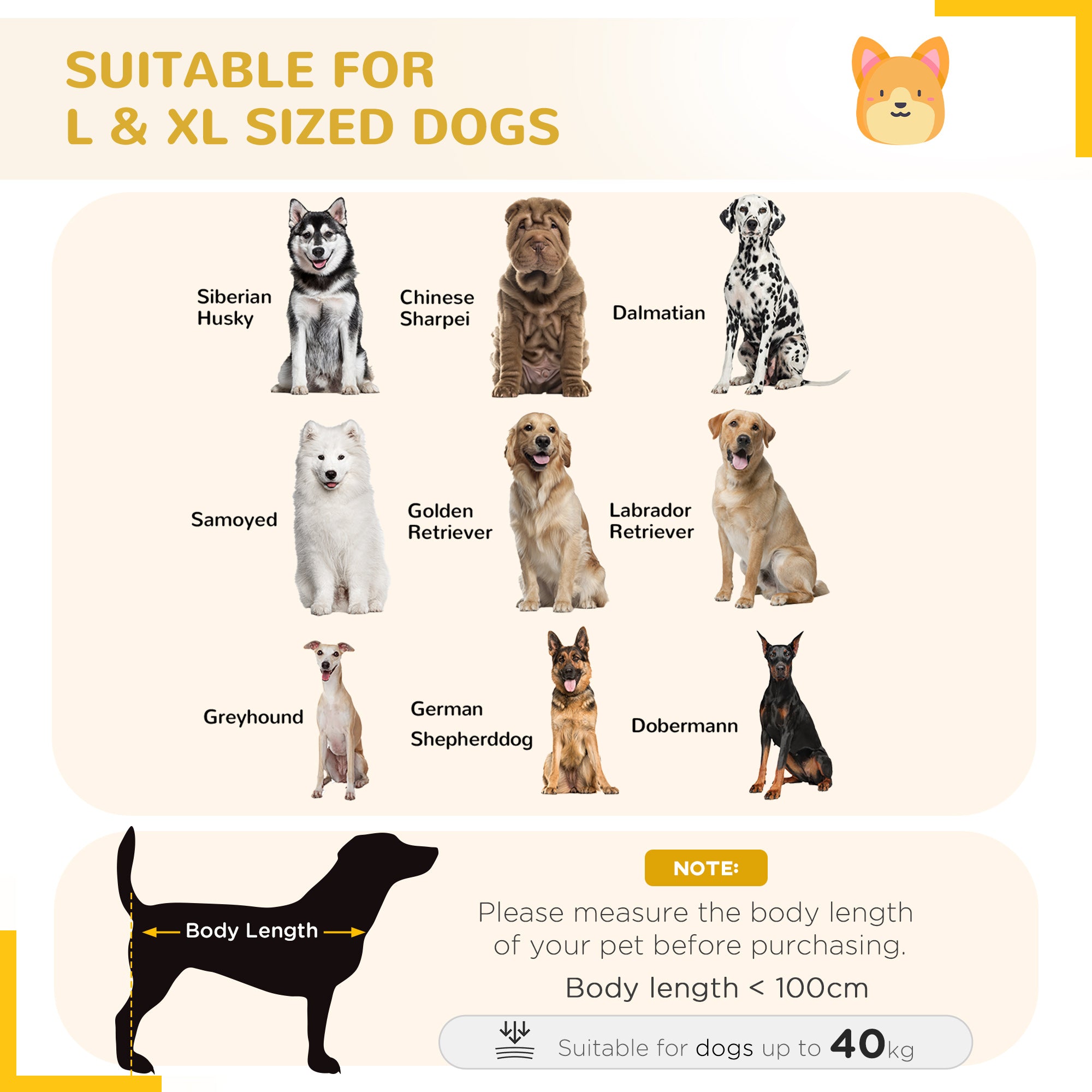 PawHut Heavy Duty Steel Dog Crate Kennel Pet Cage with Wheels for Portability and a Door for Convenient Access Anti-Pinching Floor, 43.7