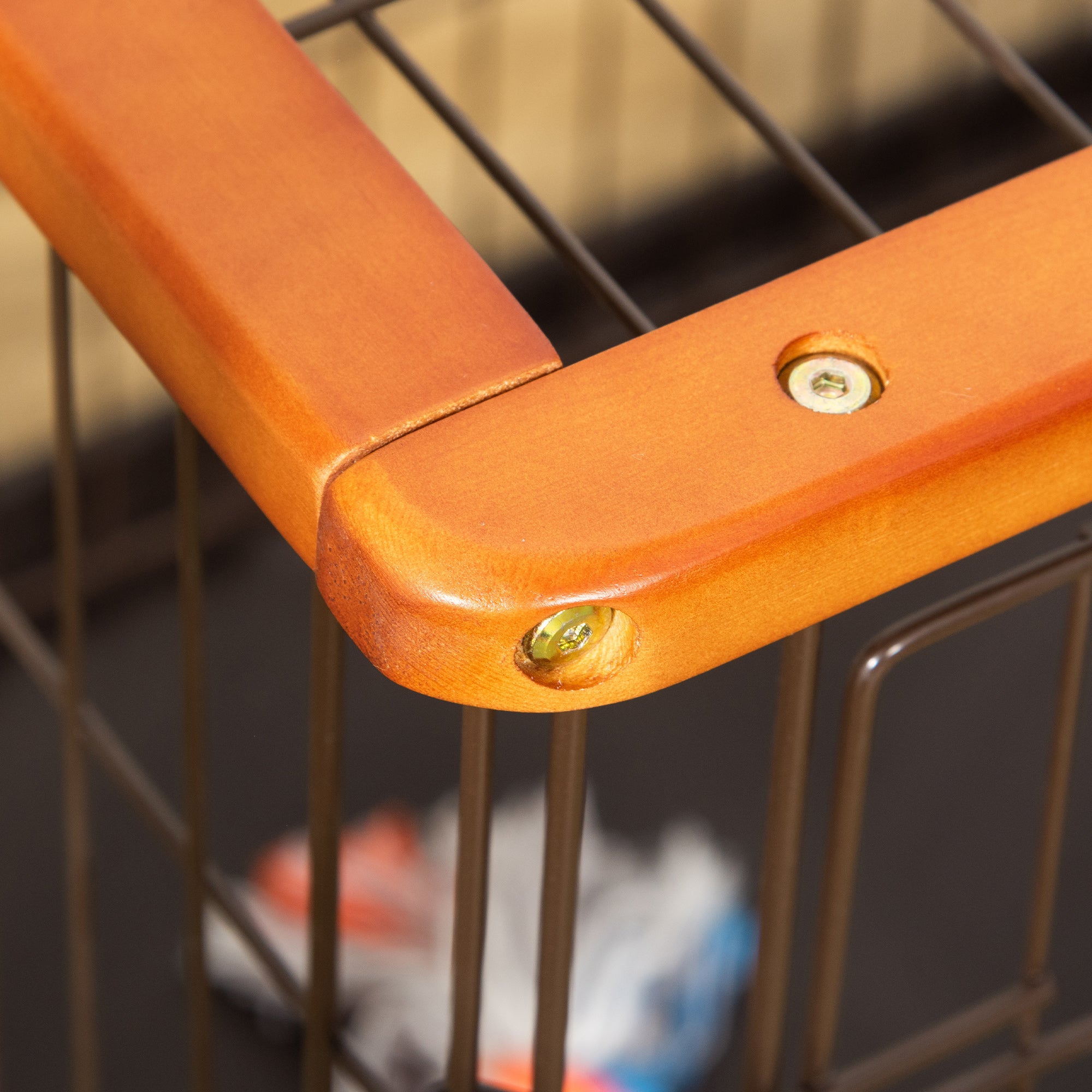 PawHut Steel Dog Crate Cage, Lightweight Puppy Kennel, with Front Door, Secured Latch, No Leak Tray, for Small & Medium Sized Dog, 35" x 22.5" x 23.5"