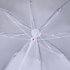 Outsunny 6.7ft Beach Umbrella with Push Button Tilt, Ruffled Outdoor Umbrella with Carry Bag and 8 Ribs, Blue