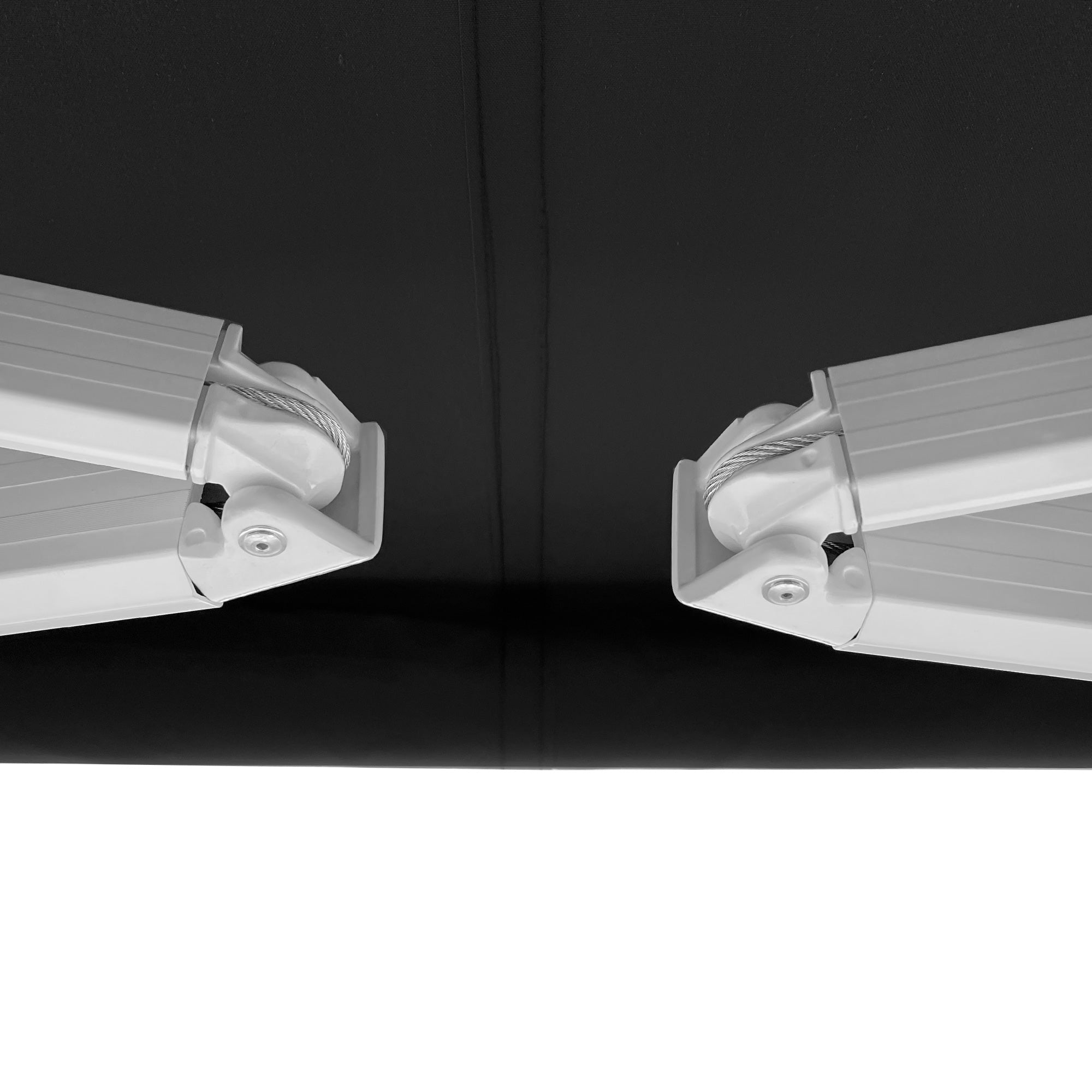 Outsunny 8' x 7' Manual Retractable Sun Shade Patio Awning Outdoor Deck Canopy Shelter, Black