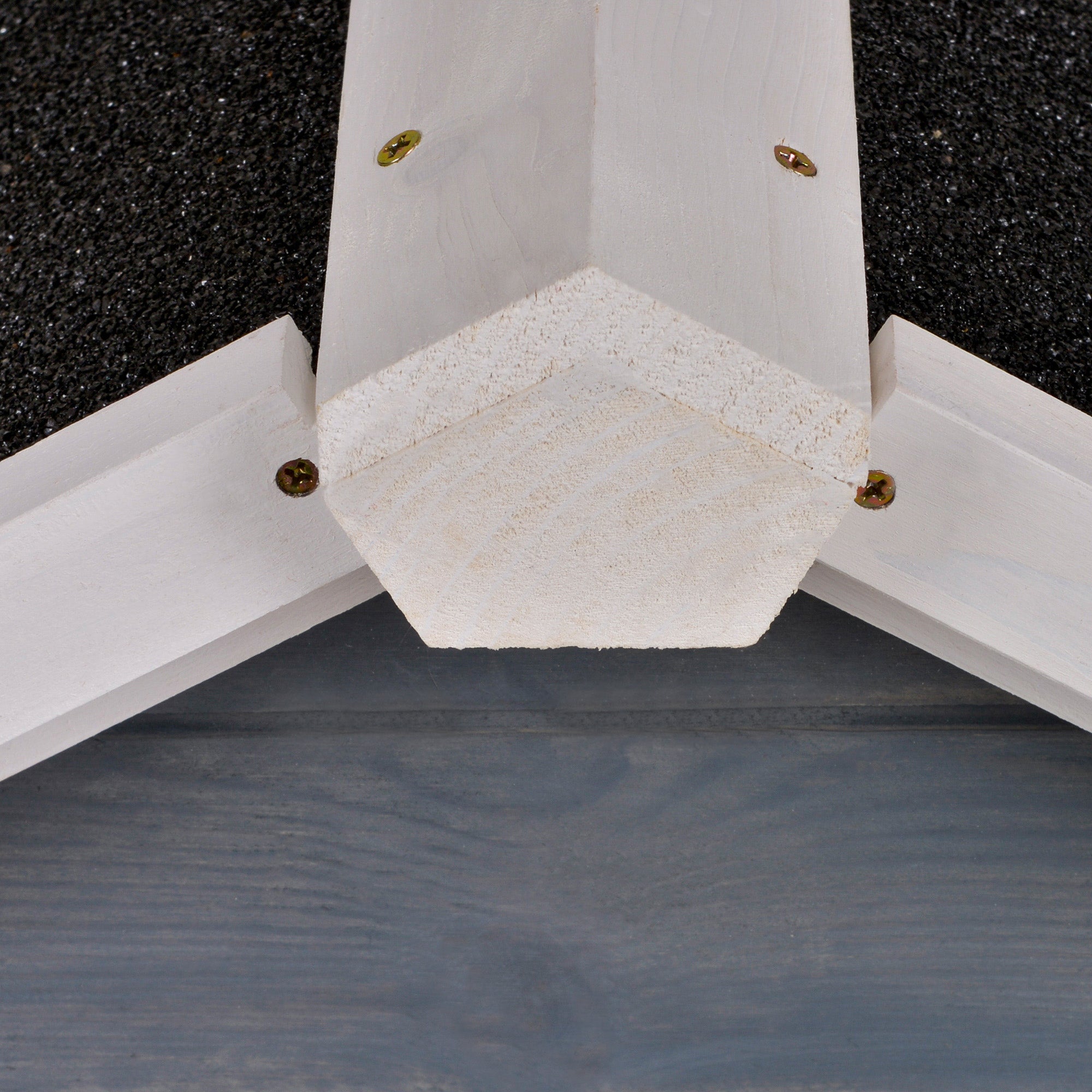 PawHut Rabbit Hutch, Wooden Guinea Pig Cage Outdoor with Run, Removable Tray, Ramp, Asphalt Roof, Grey