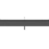 Outsunny Retractable Replacement Pergola Canopy for 10' x 13' Pergola, Pergola Cover Replacement, Dark Grey
