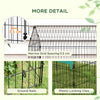 PawHut 87" Small Animal Cage, Pet Playpen for Chicken, Rabbits, Chinchillas, Outdoor Small Animal Playpen with Spire Roof, Green