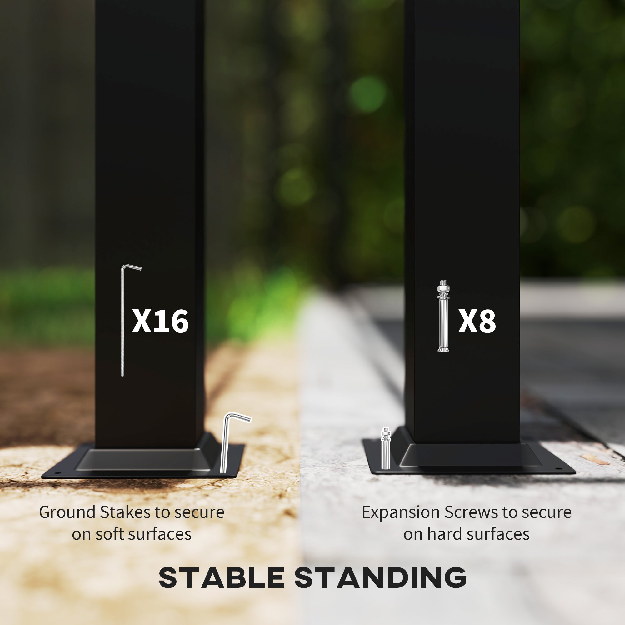 Outsunny 11' x 13' Patio Gazebo, Double Roof Outdoor Gazebo Canopy Shelter with Netting & Curtains, Galvanized Metal Frame for Garden, Lawn, Backyard and Deck, Light Grey