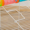 PawHut Hamster Cage, Small Animal House, 3-Level Guinea Pig Cage Gerbil Haven, Tunnel Tube System, with Water Bottle, Exercise Wheel, Food Dish, Ramps, Light Blue