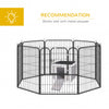 PawHut 20"x16.5"x17" Wooden Rabbit Hutch Small Animal House Bunny Guinea Pig Pet Cage Coop Cat Shelter Grey