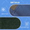 PawHut Elevated Dog Bed with Canopy, Portable Raised Dog Cot for L Sized Dogs, Indoor & Outdoor, 36" x 30" x 35", Dark Blue
