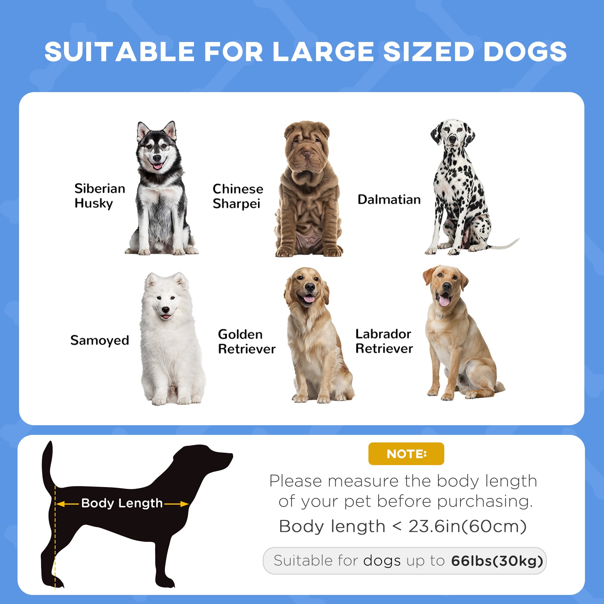 PawHut Elevated Dog Bed with Canopy, Portable Raised Dog Cot for L Sized Dogs, Indoor & Outdoor, 36" x 30" x 35", Dark Blue