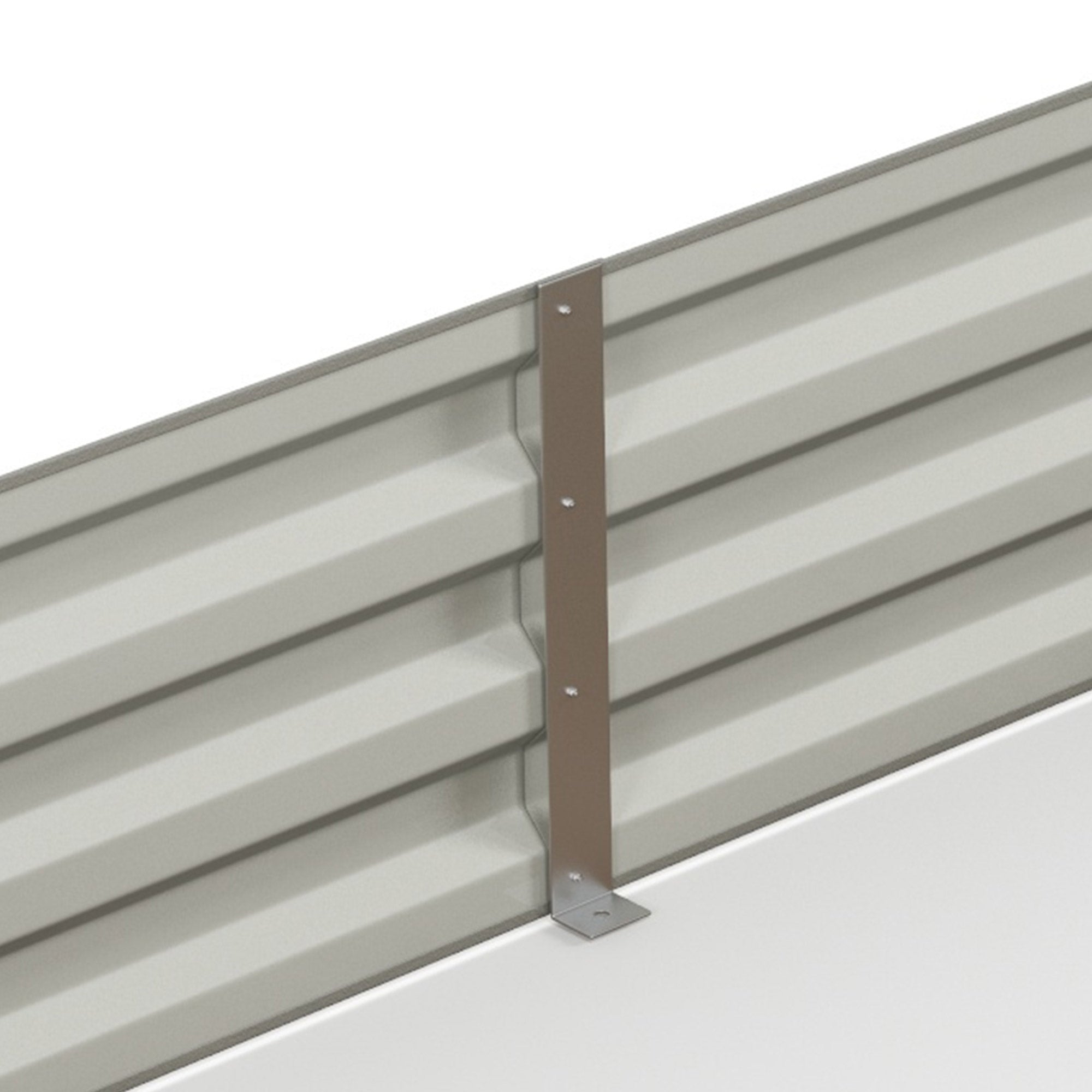 Outsunny 8 x 3 x 1ft Galvanized Raised Garden Bed, Metal Elevated Planter Box, Easy DIY and Cleaning for Growing Flowers, Herbs, Succulents, Silver