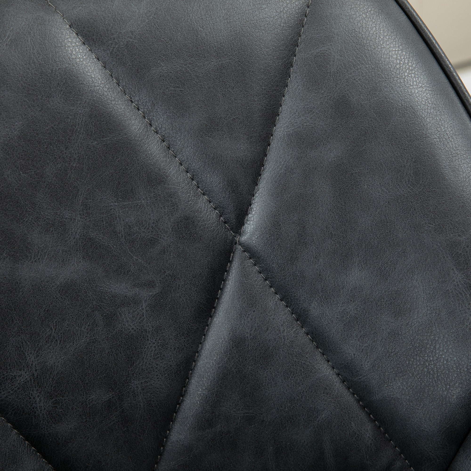 HOMCOM Retro Bar Stools Set of 2, Bar Chairs with Footrest, 30" (76 cm.) Kitchen Stools with Backs and Steel Legs, for Kitchen Island and Home Bar, Black