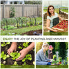 Outsunny 11.5' x 3' x 2.5' Plastic Mini Tunnel Greenhouse Garden Green Grow Shed Portable Plant Flower Warm House Steel Frame Zipped Doors, Clear