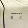 Outsunny Outdoor Patio 7.5FT Umbrella Table Screen Mosquito Bug Net, Garden Large Umbrella Cover Netting with Zippered Door, Beige (Mosquito Netting ONLY)