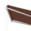 Outsunny 10' x 8' Electric Awning, Retractable Awning Sun Shade Shelter with Remote Controller, Manual Crank Handle and Aluminum Frame, for Deck, Balcony, Yard, Coffee