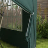 Outsunny 10'x10' Outdoor Pop Up Party Tent Gazebo Canopy with Carrying Bag (Green)