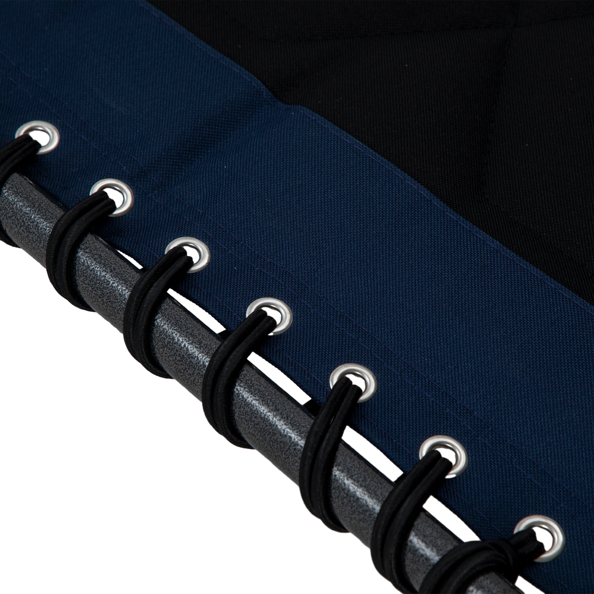 Outsunny Folding Chaise Lounge w/ 5-level Reclining Back, Outdoor Tanning Chair Lounge Chair w/ Padded Seat, Side Pocket, Headrest, Carry Strap, for Beach, Yard, Patio, Blue