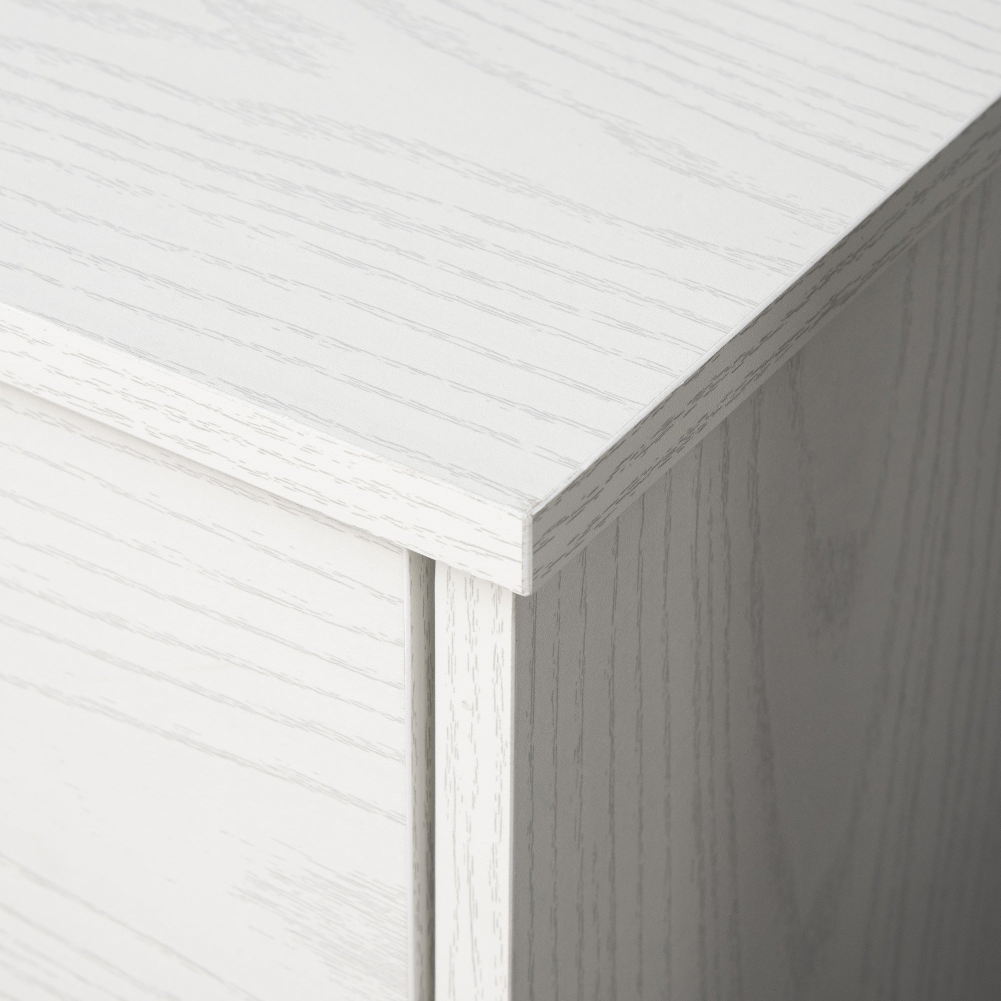 Vinsetto Lateral Filing Cabinet with Wheels, Locking File Cabinet, Mobile Printer Stand with Open Shelves and Drawers for A4 Size Documents, White