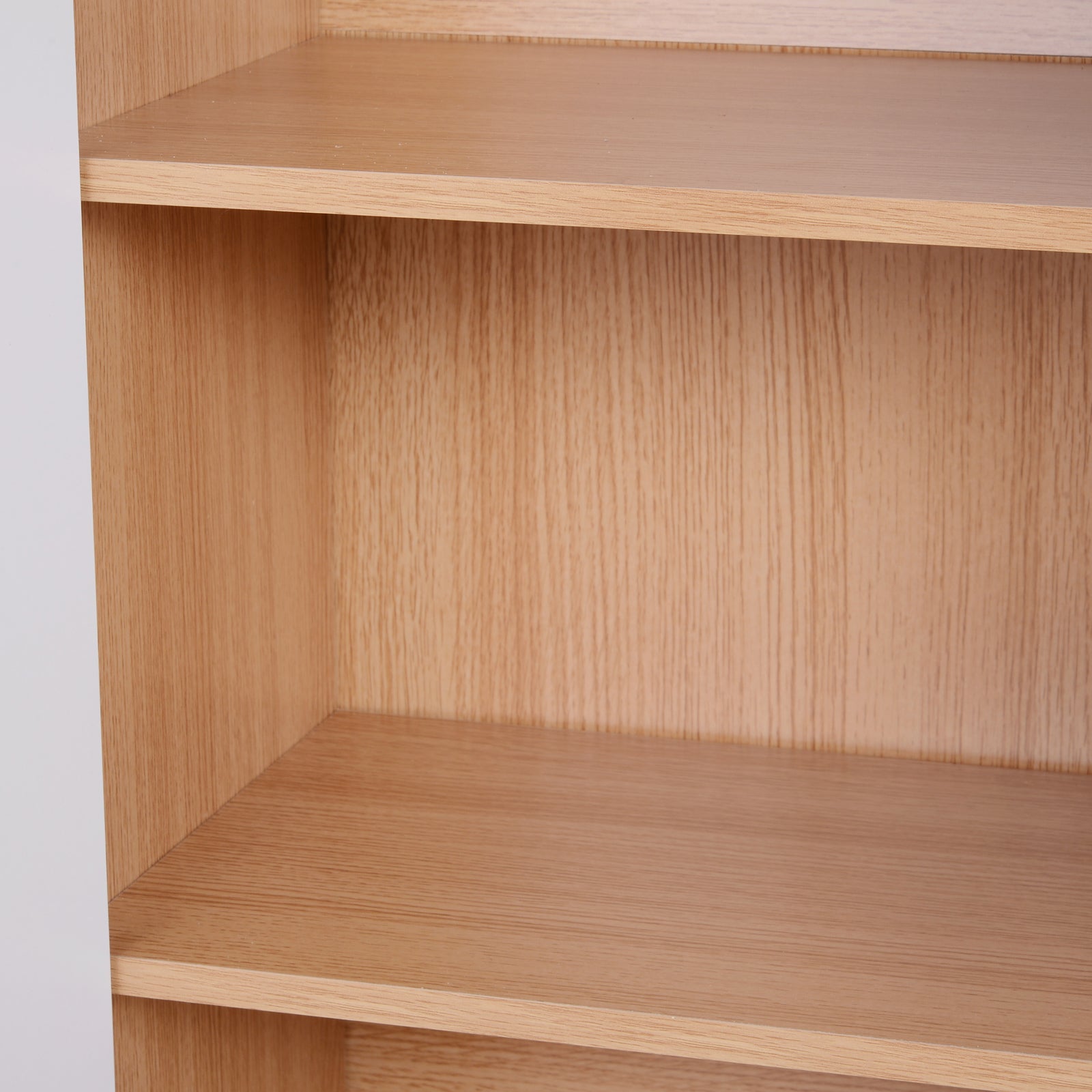 HOMCOM 35.5" Shoe Cabinet, Free Standing Shoe Storage Cabinet with 3-tier Cupboard, Adjustable Shelves and 5 Open Cubes for Entryway, Hallway, Natural