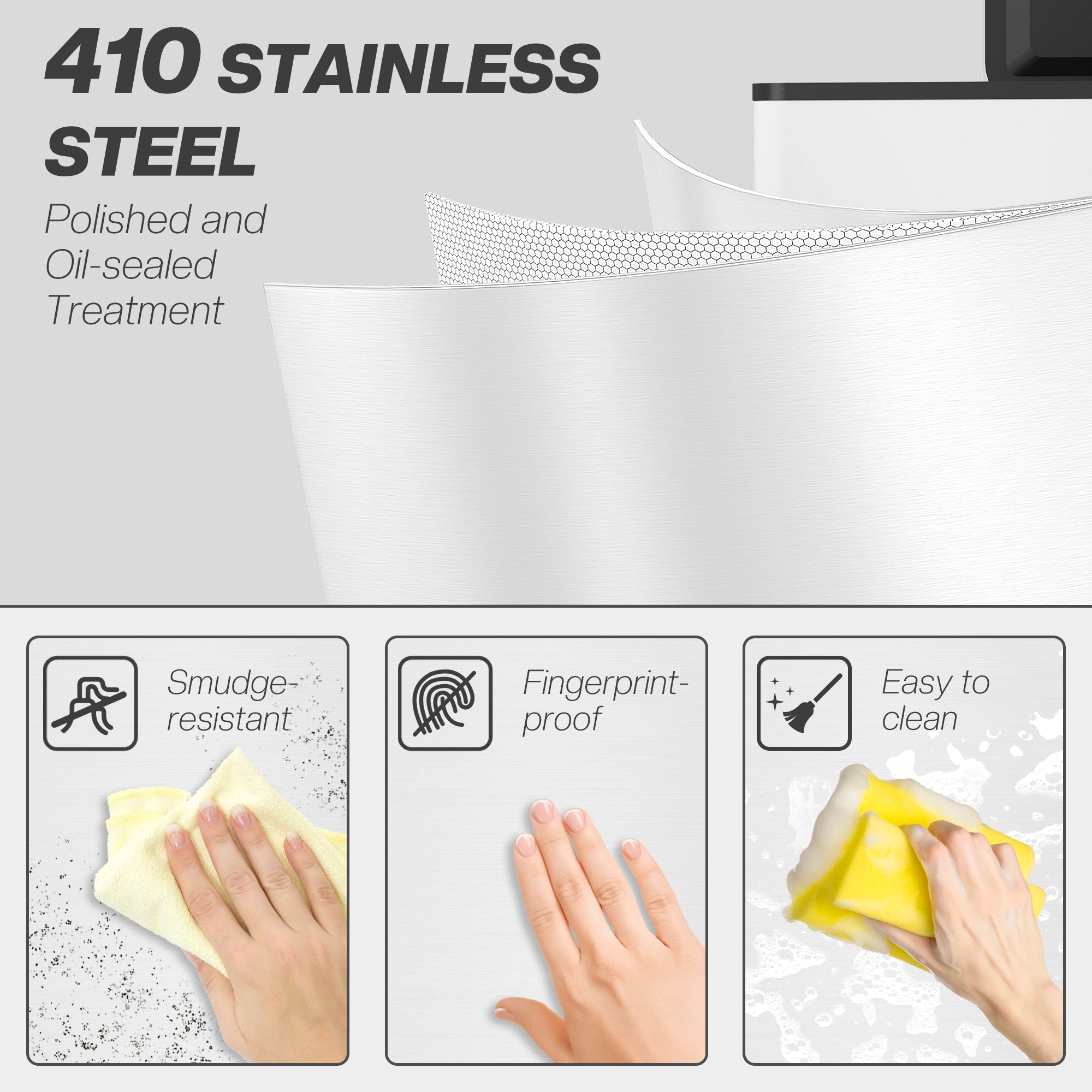 HOMCOM 5.3 Gallon/20 L Garbage Can, Fingerprint-proof Stainless Steel Kitchen Trash Can with Soft-close Lid and Foot Pedal, Slim Garbage Bin for Living Room, Home Office, White