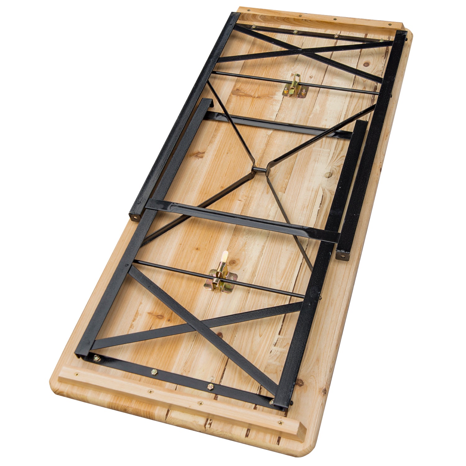 Outsunny 3 Pieces Folding Picnic Table Set, Portable Folding Picnic Table Set, 1 Picnic Table and 2 Benches, Natural