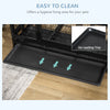 PawHut Heavy Duty Dog Crate Cage for Medium Small Dogs Cats with Two Doors, Lockable Wheels, Removable Tray, 36" x 24" x 27"