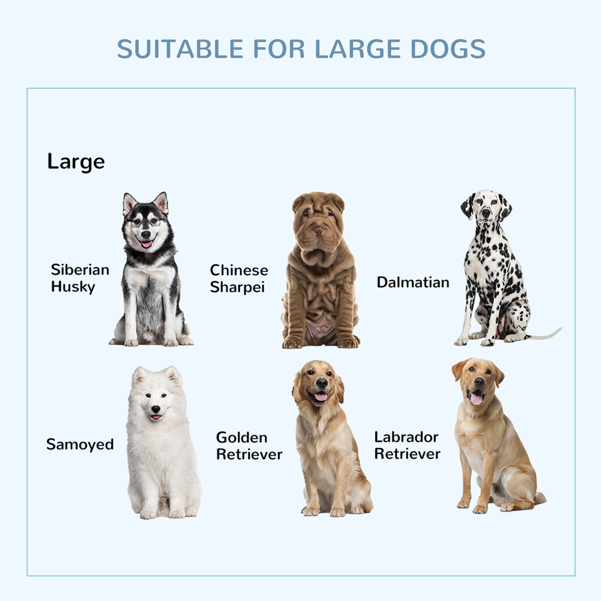 PawHut Heavy Duty Dog Crate Cage for Medium Small Dogs Cats with Two Doors, Lockable Wheels, Removable Tray, 36