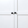 HOMCOM 68" Kitchen Pantry Storage Cabinet, Freestanding Pantry Cabinets with 2 Doors, White