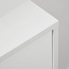 HOMCOM 3 Drawer Dresser, Chest of Drawers with Wood Legs and Handles for Living Room, White