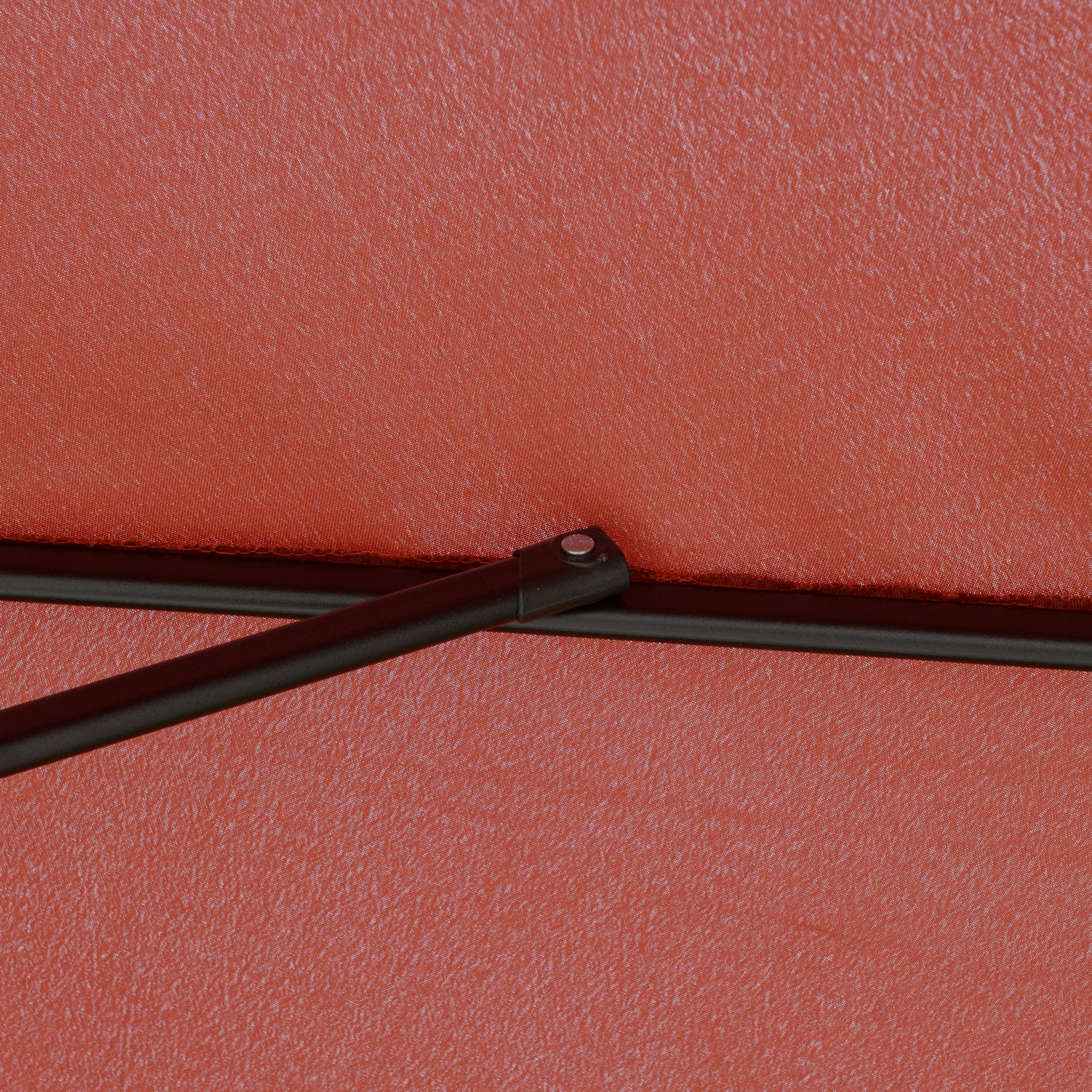 Outsunny 8.5 ft Outdoor Patio Umbrella with Tilt, Round Market Table Umbrella with Ruffles, Aluminium Pole, Crank, Top Vent for Garden, Backyard, Deck, Wine Red