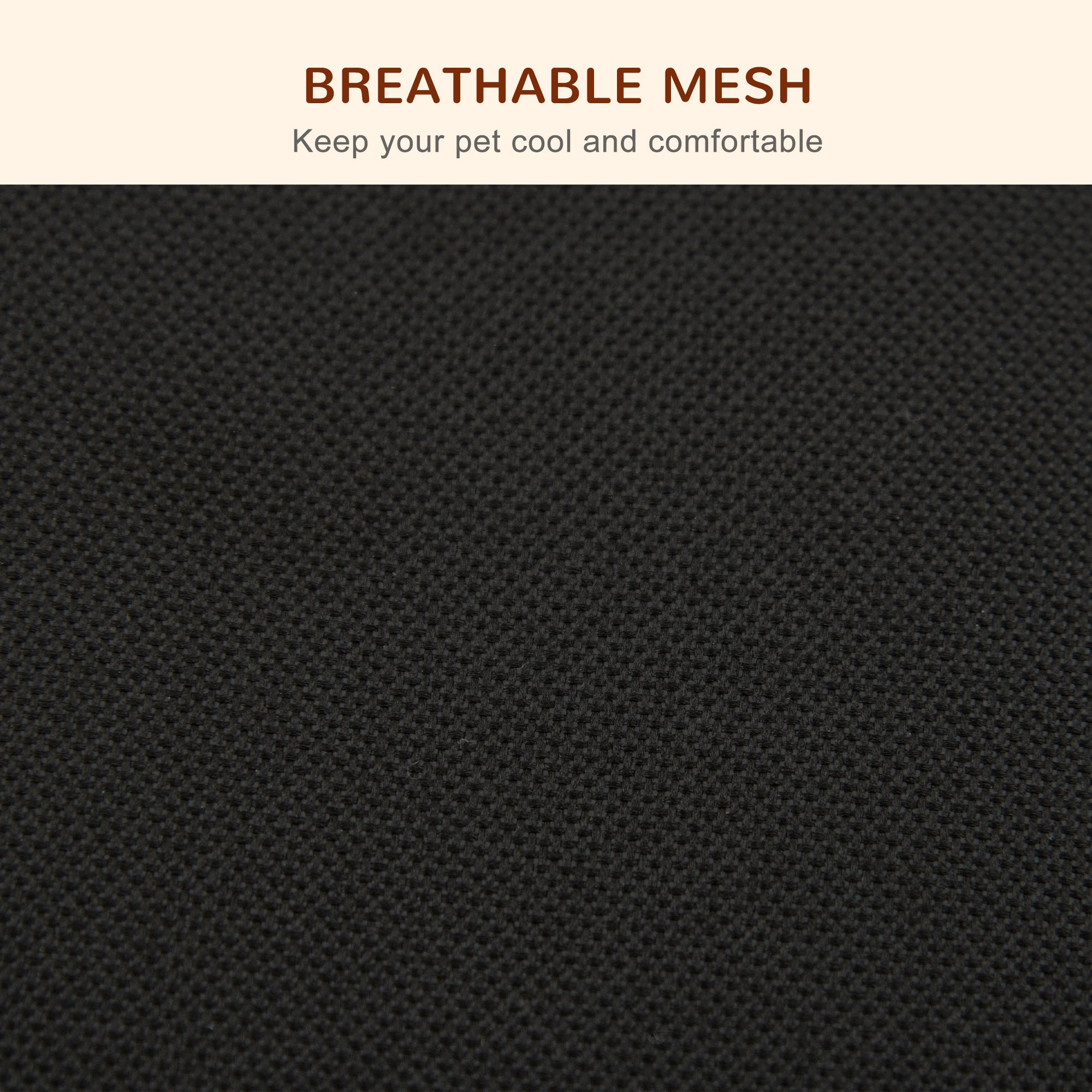 PawHut Elevated Dog Bed, Outdoor Dog Cot, Pet Mat, with Soft Cushion, Breathable Mesh, Washable Cover, for Extra Large-Sized Dog, Grey