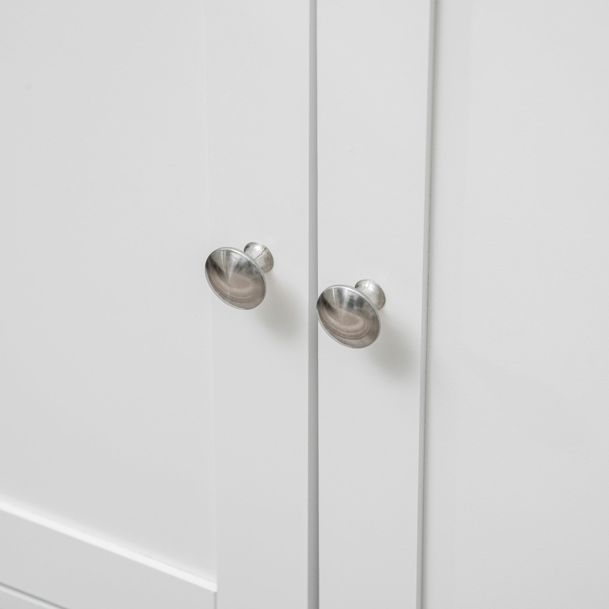 PawHut Modern Cat Litter Box Enclosure with Adjustable Partition for Customizable Space, Cat Washroom End Table for Indoor Cats with Hidden Storage Cabinet Space, White