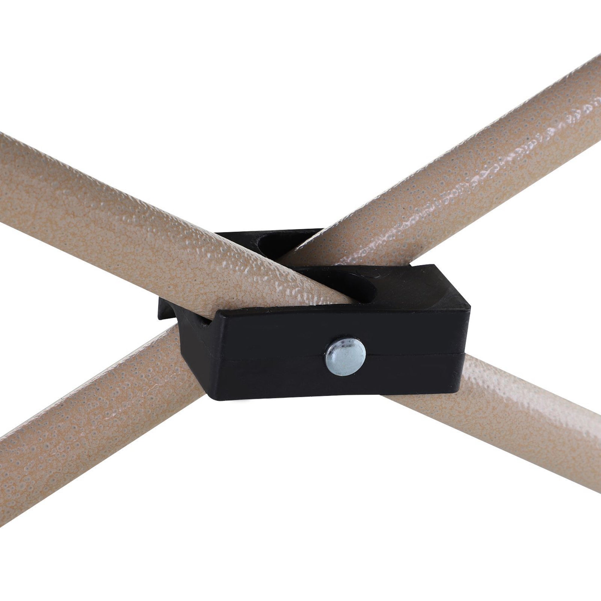 Outsunny Folding Camping Cot for Adults with Carry Bag, Side Pocket, Outdoor Portable Sleeping Bed for Travel Camp Vocation, Grey